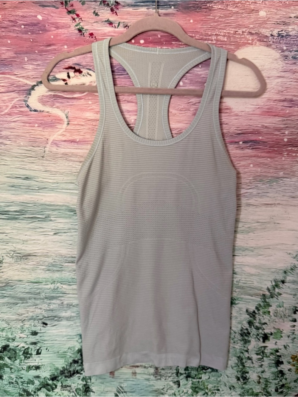 Lululemon Light Gray Women's Racerback Tank Top